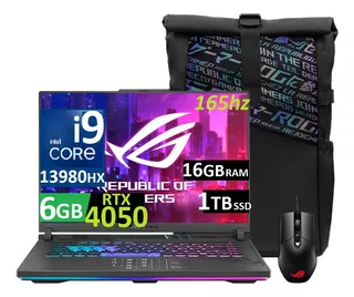 Asus Rog Strix G16 Ci9-13980hx 16gb 1tb Ssd Rtx4050 6gb Spñl