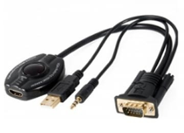 Adaptador Vga H A Hdmi H - Entrada Vga Y Salida Hdmi - No E