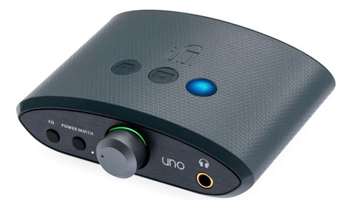 DAC/Amplificador iFi Audio Uno ESS SABRE HI-RES GAMER & STREAMING PRO SAÍDA PARA FONES 3,5mm CIRCUITO BALANCEADO PCM & DXD 384.32bit/384kHz, DSD256 NATIVO & MQA POTÊNCIA 211 mW a 32 Ohms & 39 mW a 300