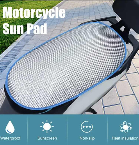 Cubre Asiento Moto Impermeable Aislamiento Térmico Sol/lluvi