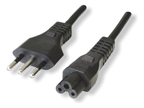 Cable De Poder Tipo Trebol Pc Cargador 1.8 Mt Cobre