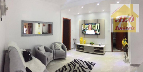 Imagem 2 de 30 de Casa Com 3 Dormitórios À Venda, 202 M² Por R$ 700.000,00 - Vila Guilhermina - Praia Grande/sp - Ca0320