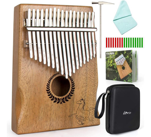 Kalimba, Thumb Piano 17 Keys Portable Mbira Finger Pian...