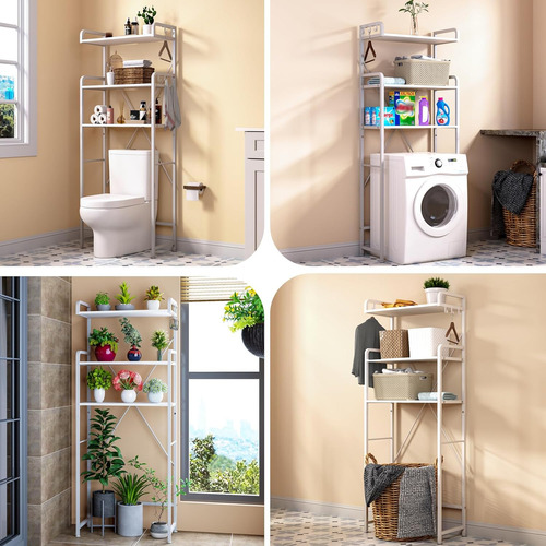 Estante De Almacenamiento Para Inodoro Con Estantes De Baño