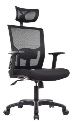 Silla De Oficina Ergonómica Delphi Con Base Nylon