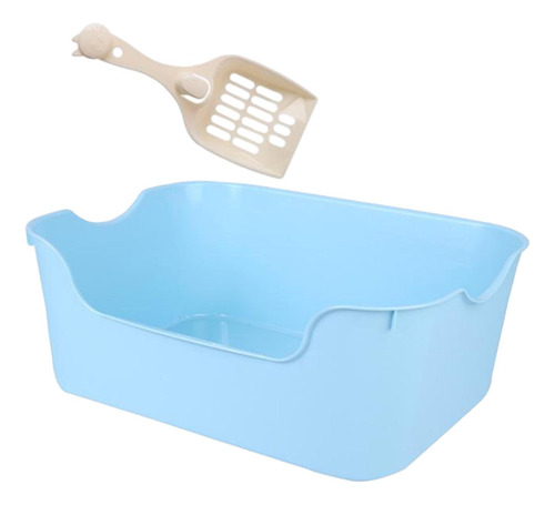 Caja De Arena Para Gatos Bandeja De Arena Para Mascotas Con