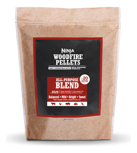 Mezcla Multiusos De Woodfire Pellets Ninja Xskop2rl, Bolsa D