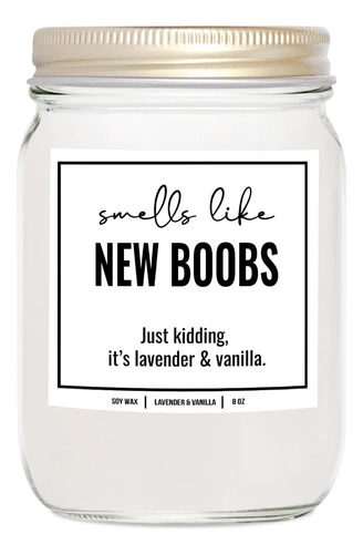 Younique Designs Smells Like New Boobs - Vela De Soja Vegana