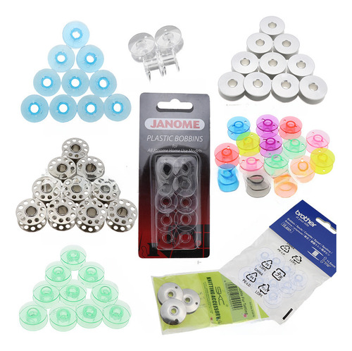 Juego De Bobinas Para Máquina De Coser Compatible Con Uso In