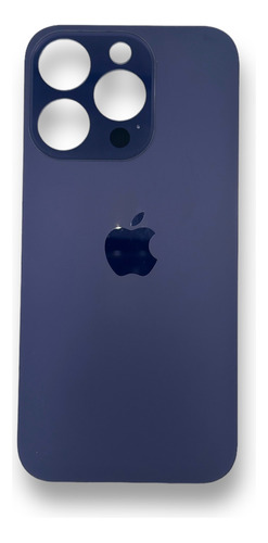 Tapa Trasera Vidrio Repuesto Purpura iPhone 14 Pro Max