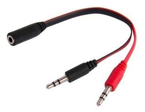 Adaptador Audio 3,5mm Hembra A Mic + Auri Macho