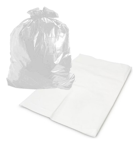 Saco De Lixo Branco 40l 100 Unidades Coleta Seletiva Kit 10