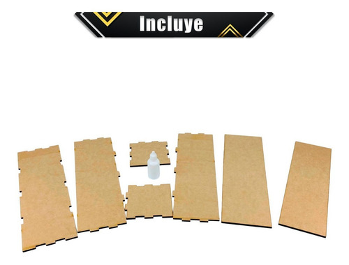Imagen 7 de 10 de Porta Botellas Vinos Caja Madera Mdf Regalo Recuerdos Fiesta