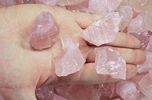 Fantasia Materiales: 1 Libra De Cuarzo Rosa En Bruto De Mada