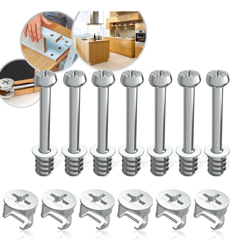 100 Minifix Girofix Tambor Castanha 15x10mm Pino Universal