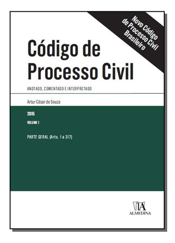 Libro Codigo De Processo Civil Vol I 01ed 15 De Souza Artur