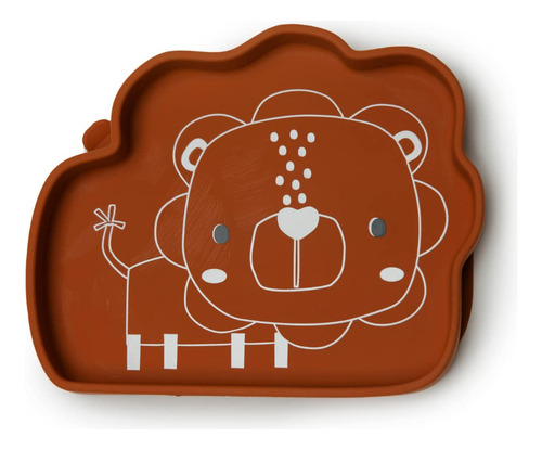 Plato De Silicona Con Ventosa Para Niños, Tenedor De Aprendi
