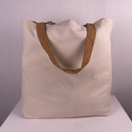 Kit 3 Bolsas Ecológica Ecobag 100% Algodão Alça Em Cortiça Acambamento Dos Ferragens - Cor Natural Correia De Ombro - Desenho Do Tecido