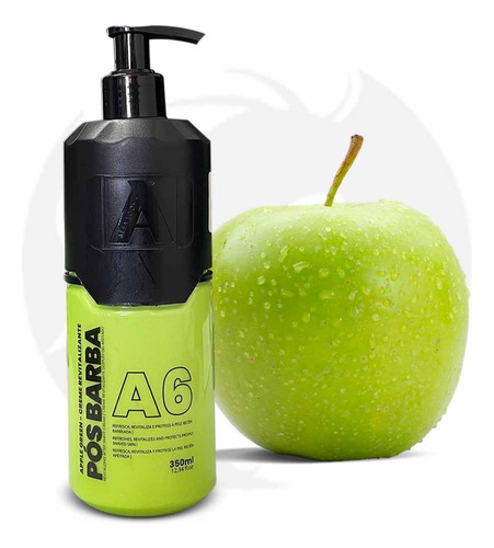 Creme Pós Barba Hidratante Apple Green A6 350ml Alfa Look`s