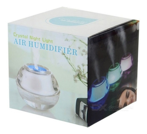 Purificador De Aire Humidificador Transparente Luz Led