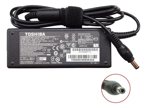 Cargador Toshiba 19v 3.42a 65w 5.5x2.5 Mm