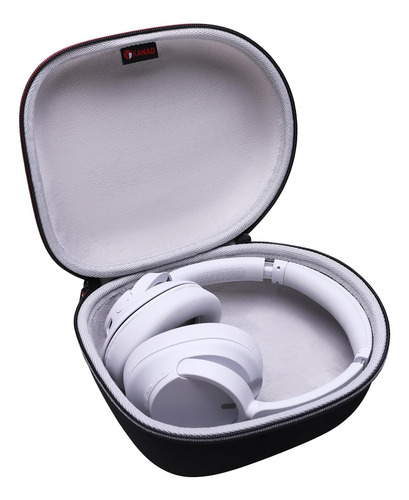 Funda Estuche Auriculares Rigida Interior Anti Marcas Negro