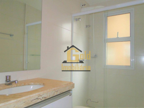 Apartamento Com 3 Dormitórios Para Alugar, 111 M² Por R$ 2.200/mês - Jardim Nova Aliança Sul - Ribeirão Preto/sp - Ap2525