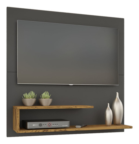 Suporte Painel Para Tv Smart/led/lcd 32 Polegadas Orlando Cor Preto/freijo