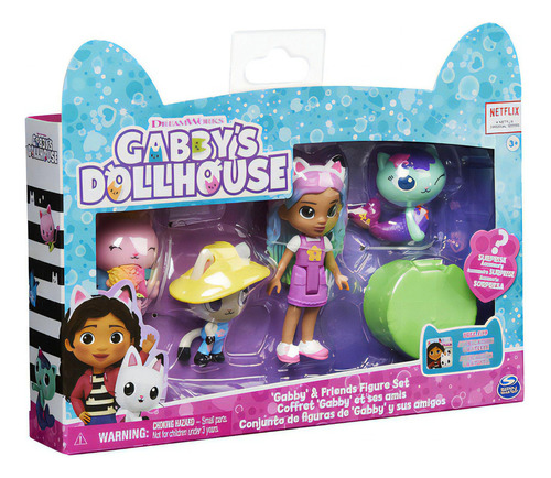 Gabby's Dollhouse, Conjunto De Figuras De Gabby Para Niñas