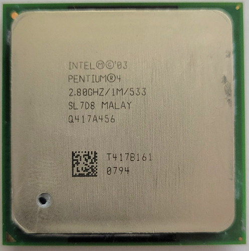 Procesador Intel Pentium 4 2.8 Ghz /1m/533 Sl7d8