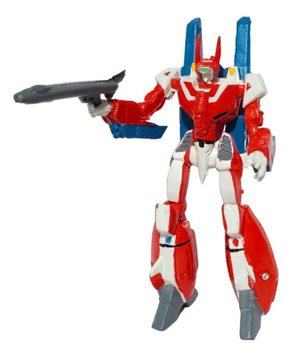 Figura Juguete Super Veritech Rojo Robotech 