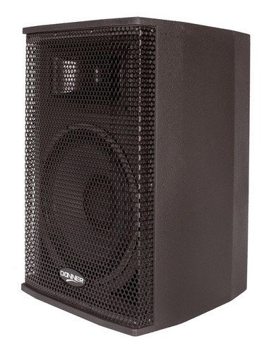 Caixa Som Passiva Donner Dn12p 12 E Titanium Prof 140w Rms Cor Preto