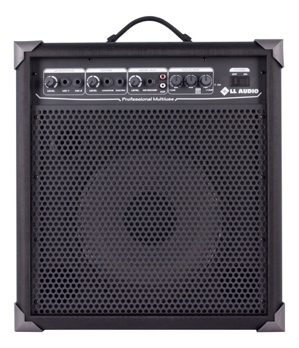 Caixa Amplificada Ll Lx 100 Cubo Guitarra Mic, Aux, Tv, Dvd