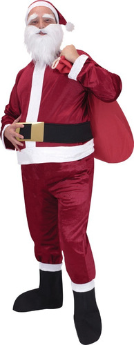 Disfraz Traje De Santa Claus Para Navidad Fiesta Hombre