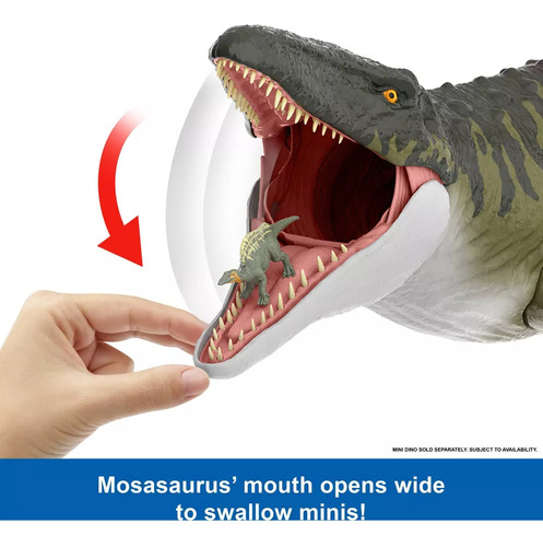 Jurassic World Rebirth Super Colossal Figura Dino Mosasaurus