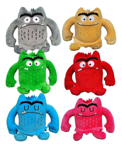 6 Peluches My Emo Monster Para Regalos De Navidad