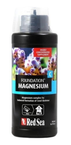 Foundation C Magnesio Red Sea 500ml Acuario Marino Corales