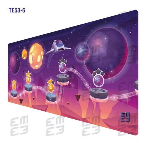 Imagen 2 de 4 de Mousepads Gamer Xl Antideslizante Diseños Variados