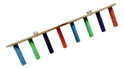 Parrot Perch Stand Bird Window/bath/car/viaje Perca 8 Nivel