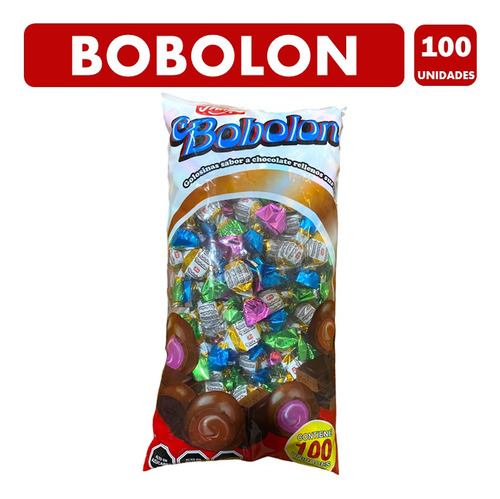 Bobolon- Bombones Rellenos Sabores Surtidos (pack Con 100u)