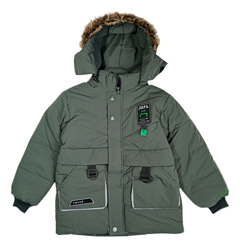 Campera Camperon Parka Importado Largo Para Niños Niñas