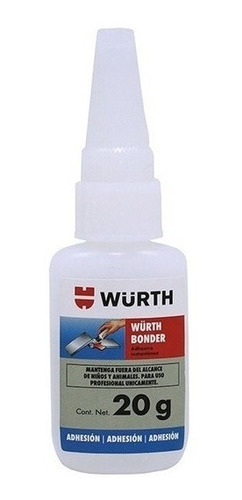 Super Glue Wurth 20gr (adhesivo Instantáneo-gotita)