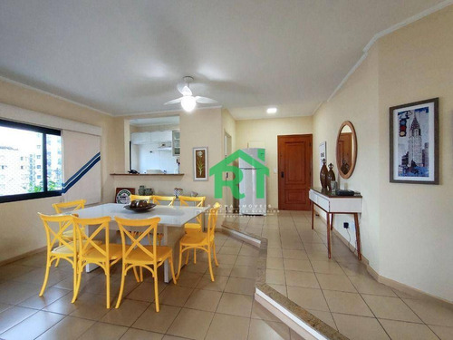 Imagem 5 de 24 de Apartamento Na Praia, Vista Para O Mar, 3 Dormitórios, Sendo 1 Suíte, 3 Sacadas, 2 Vagas De Garagem, Lazer Completo, Pitangueiras - Guarujá/sp - Fl0067