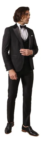 Traje Negro De Otro Estilo De 2 Piezas