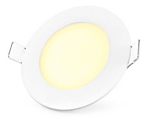 Imagen 4 de 10 de Panel Led 6w Redondo Incrustar 4000k Luz Neutra