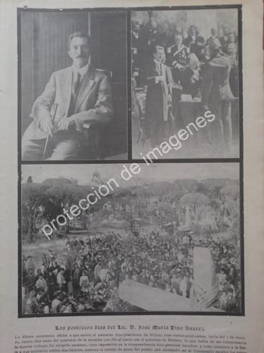 Afiche Antiguo 1913 Decena Tragica, Jose. M. Pino Suarez