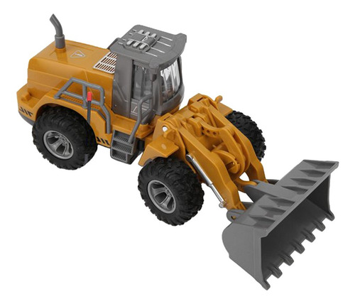 Excavadora A Control Remoto Juguete Para Niños Color Amarillo