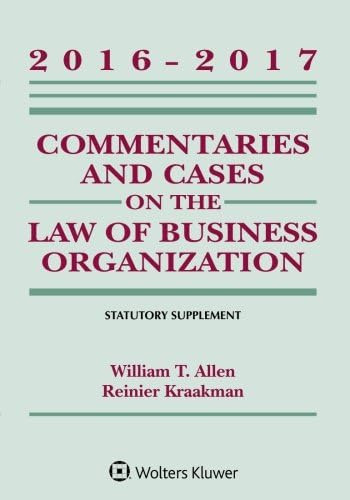 Libro: Commentaries And Cases On The Law Of Business
