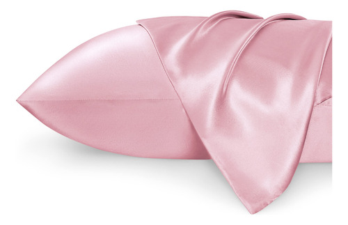 Juego De 2 Fundas De Almohada De Satén Suave