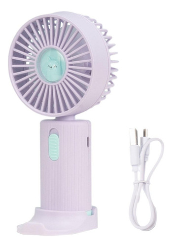 X 2 Ventilador Portátil Con Soporte For Teléfono,